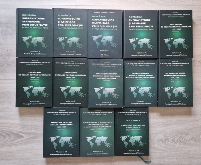 ROMANIA SUPRAVIETUIRE SI AFIRMARE PRIN DIPLOMATIE IN ANII RAZBOIULUI RECE (vol. 1-13)