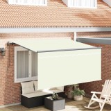vidaXL Cortina Retractabilă Crem 300 x 200 cm țesătură 3329498