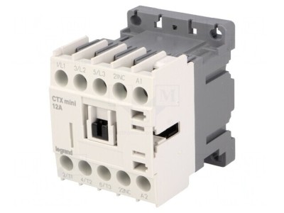 Contactor 3P 12A 230VAC 1NC foto