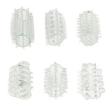 Mansoane pentru penis - Toy Joy Penis Puternic Set de Mansoane - Transparente