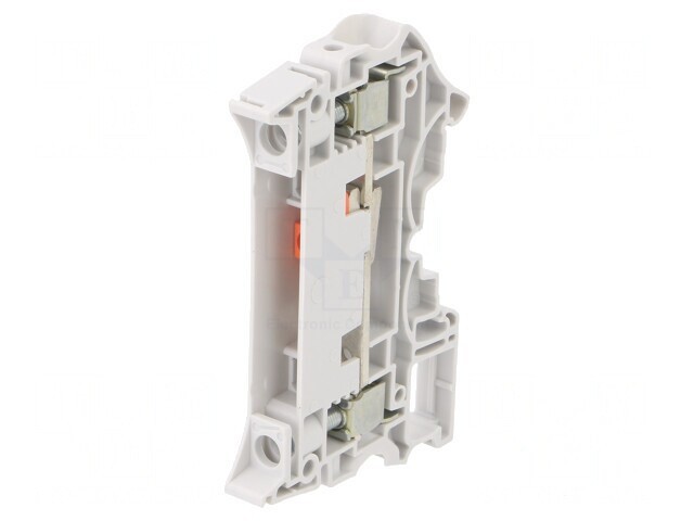Conector șine 0,5-10mm&sup2; 2 borne gri 8mm