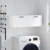 vidaXL Dulap Perete Alb 100x36.5x35 cm Lemn Compozit, Suspendat, Depozitare, Mobilier Living