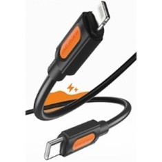 CABLU alimentare si date Borofone BX114, Fast Charging Data Cable pt. smartphone, USB Type-C la Iphone Lightning 27W, 1m, negru 6941991116827 (timbru