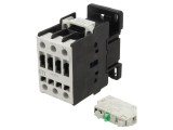 Contactor ETI POLAM CEM25.10-230V 3-polar NO cu 3 contacte auxiliare 230VAC 25A
