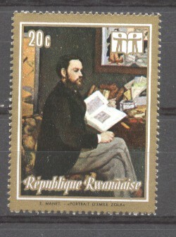 Rwanda 1973 Paintings, MNH AJ.052 foto