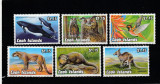 Cook Islands 1992-Fauna,Animale , serie 6 valori,dantelate,MNH,Mi.1348-1353, Nestampilat