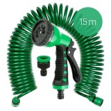 Cumpara ieftin Furtun extensibil de gradina cu pistol pentru pulverizare apa SG10814 Grafner 20633, 15 m