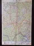 A3385N Hartă Turnu Măgurele &icirc;ntocmită și executată de M D Moldoveanu, 1927