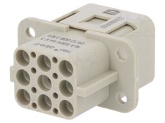 Conector HDC Inserturi Contact Mamă Han Q PIN 9 8 PE 16A