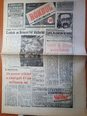 ziarul rondul-ziar de sibiu 20 mai 1994 foto