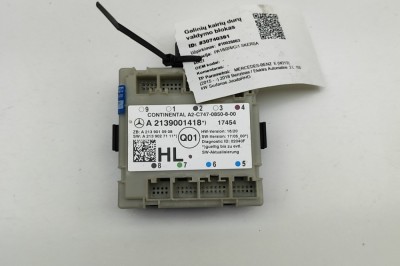 Modul de control ușă st&amp;acirc;nga spate MERCEDES-BENZ E W213 2018 OEM: A2139001418,A2139010908,A2139027111,A2C7470850800 | 30740381 foto