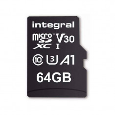 Card Integral microSDXC 64GB UHS-I U3 V30 foto