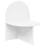 vidaXL Noptieră Alb 48 x 49 x 65 cm Lemn prelucrat 8001113
