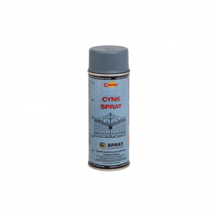 Spray vopsea Profesional CHAMPION ZINC ANTICOROZIV ( poza poarta ) 400ml Automotive TrustedCars