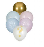 Baloane pentru Petrecerea Bebelusului Baby Shower Roz Ciel Aurii ? 30cm - 10buc