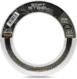 Fir Monofilament Fox Soft Steel Fleck Leader, Camo, 15.9kg, 35lbs, 0.50mm, 100m