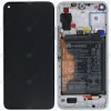 Huawei Honor 20 Pro (YAL-AL10) Capac frontal al modulului de afișare + LCD + digitizer + baterie islanda illusion 02352VKN