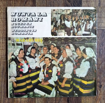 DD- Nunta La Rom&amp;acirc;ni: Maramures - disc vinil dublu LP, Electrecord, stare EX foto