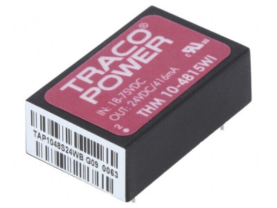 Convertor DC/DC 10W 18-75V la 24V 416mA DIP24 foto