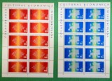 TIMBRE ROMANIA MNH LP762a/1971 COLABORAREA INTEREUROPEANA -coli mici de 10 marci, Nestampilat