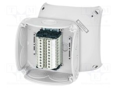 Carcasă cutie conexiuni IP66 gri cu cleme HENSEL ENYCASE&reg;