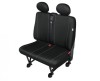 Huse scaun bancheta auto cu 2 locuri Herman Black DV2 M pentru Citroen Jumpy, Fiat Scudo, Mercedes Vito, Opel Movano, Peugeot Expert, Vw T4, T6, Kegel