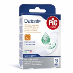 Plasturi piele sensibila PIC SOLUTION DELICATE 25x72mm cu solutie