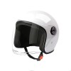 Casca Moto Scuter ATV Open Face Unisex cu Viziera Detasabila, ABS, Universala 56-62cm - Alba, Neagra, Roz, Gri