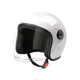 Casca Moto Scuter ATV Open Face Unisex cu Viziera Detasabila, ABS, Universala 56-62cm - Alba, Neagra, Roz, Gri