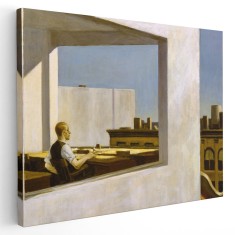 Tablou pictura Birou intr-un oras mic de Edward Hopper 1575 Tablou canvas pe panza CU RAMA 20x30 cm