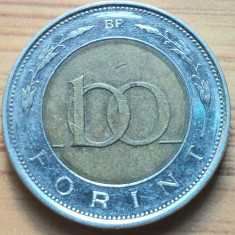 Moneda Ungaria 100 Forinti 1996