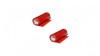 Set 2 folii protectie faruri/stopuri, 30 x 100 cm, rosu