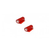 Set 2 folii protectie faruri/stopuri, 30 x 100 cm, rosu
