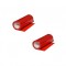 Set 2 folii protectie faruri/stopuri, 30 x 100 cm, rosu