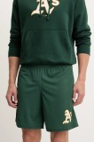 47 brand pantaloni scurți MLB Oakland Athletics culoarea verde, BB018PMXYEX657807DG