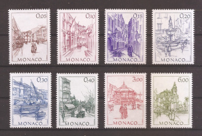 Monaco 1984 - Monaco in trecut - Tablouri de Hubert Clerissi, MNH foto