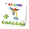 Puzzle Origami 3D Papagal, 243 piese Creagami. Joc educativ, creativitate, motricitate fina, multicolor, 21x21x3 cm, 7+ ani