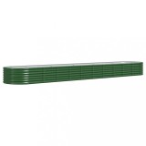 Strat inaltat gradina440x80x36 cm otel galvanizat, DKD Home Decor