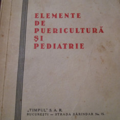 ELEMENTE DE PUERICULTURA SI PEDIATRIE ZAVERGIU TEODORU 1944