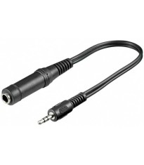 Cablu adaptor STEREO Jack 3.5 mm tata la STEREO Jack 6.35 mm mama