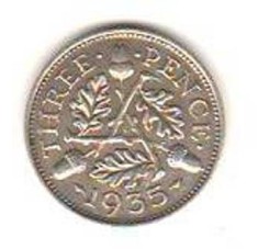 SV * Anglia / UK 3 PENCE 1935 * Argint * Regele George V
