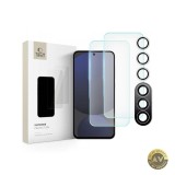 Folie de protectie Ecran si Camera Spate Tech-Protect Supreme pentru Samsung Galaxy S24 FE S721 Sticla Securizata Full Glue 2.5D