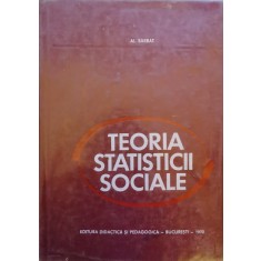 Teoria Statisticii Sociale - Al. Barbat , B1092