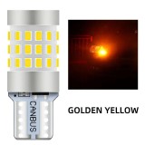 Set 2 Becuri LED W5W Xentech Light 42 SMD CANBUS Galben Auriu 360 Grade Auto 12-36V