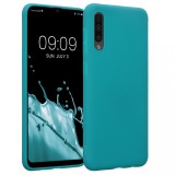 Husa Kwmobile pentru Samsung Galaxy A50, Silicon, Verde, 48054.57, Carcasa