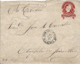 NI642 &Icirc;ntreg poștal Brazilia 100 reis 1892/Postal stationery Brazil 100 reis 1892