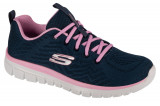 Pantofi pentru adidași Skechers Graceful - Get Connected 12615-NVPK albastru marin