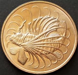 Moneda exotica 50 CENTI - SINGAPORE, anul 1980 *cod 1609 A = UNC DIN SET MONETAR