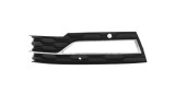 Grila bara protectie, spoiler Skoda Octavia, 04.20, model: Style, montare fata, stanga, cu locas proiectoare; gaura senzor parcare, cu laminat