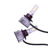 Set Becuri Auto H1 LED FOXMAG24, 50 W, Flux Luminos 8000 lm, Waterproof, Temperatura Culoare 6000 K, Montaj Plug&amp;Play, Design Ergonomic, Argintiu